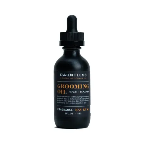 dauntless grooming oil bay rum